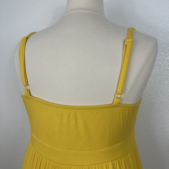 Torrid Dress Women Size 2X Yellow Mini Super Soft Sundress Flouncy Spring Casual - Picture 8 of 12